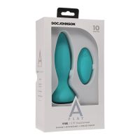 Doc Johnson Vibe - Advanced Siliconebuttplug med fjernbetjening - grøn, billede 2