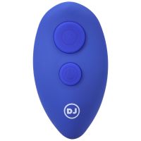 Doc Johnson A-Play Expander - Silikone buttplug med vibration og udvidelse og fjernbetjening - Blå, billede 6
