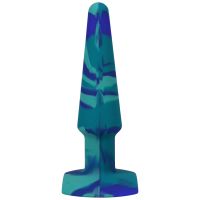 Doc Johnson Groovy - Silikon analplug - 12 cm - Ocean, billede 3