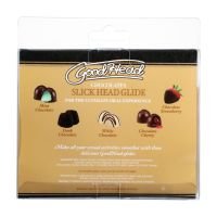 Doc Johnson Slick Head Glide - Chokolade - 5-pak - 29 ml, billede 3