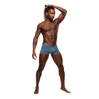 Male Power Inter-mingle Mini Short - L - Blue, picture 2