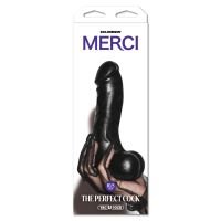 Doc Johnson The Perfect Cock - 25 cm - Czarny, zdjęcie 2