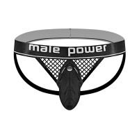 Male Power Jockstrap med penisring - L/XL - Svart, bild 5