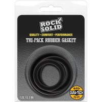 Doc Johnson Tri-Pack Rubber Gasket - Set di Cockring, immagine 2