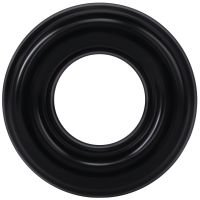 Doc Johnson Ribbed Donut - Penisring - Sort