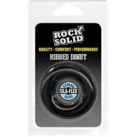 Doc Johnson Ribbed Donut - Penisring - Sort, billede 6