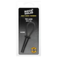 Doc Johnson The Lasso Double Lock - Säädettävä penisrengas - Musta, kuva 5