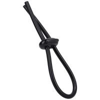Doc Johnson The Lasso Double Lock - Säädettävä penisrengas - Musta, kuva 2