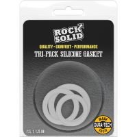 Doc Johnson Tri-Pack Silicone Gasket - Set de cockrings - Transparent, photo 6