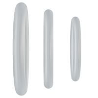 Doc Johnson Tri-Pack Silicone Gasket - Set de cockrings - Transparent, photo 2