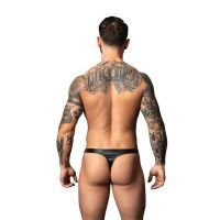 Male Power Perizoma Wetlook Bong Thong - S/M - Nero, immagine 2