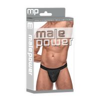 Male Power Impressions Micro G-streng med V-indsats - Sort, billede 2