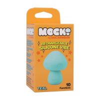Doc Johnson Mushroom Vibe - Vibromasseur rechargeable en silicone - Bleu canard, photo 5