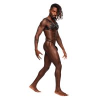 Male Power Virgo - Imitation Leather Harness - One Size - Black, billede 2