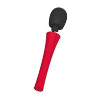 Totally For U The King - Kraftfull wandvibrator - Röd/Svart, bild 2