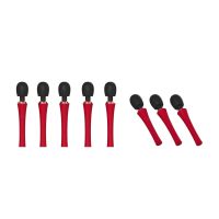Totally For U The King - Kraftfull wandvibrator - Röd/Svart, bild 4