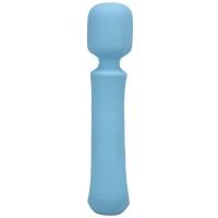 Doc Johnson Euphoria - Uppladdningsbar wandvibrator i silikon - Blå, bild 2