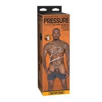 Doc Johnson Pressure - Dildo Realistico in ULTRASKYN - 25 cm - Cioccolato, immagine 2