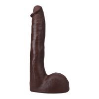 Doc Johnson Pressure - Dildo Realistico in ULTRASKYN - 25 cm - Cioccolato, immagine 3