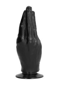 All Black Fistingdildo - 21 cm, 7 cm Bredde, billede 4