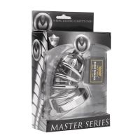 XR Brands Asylum - Chastity Cage with 4 Rings - S/M, picture 2
