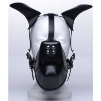XR Brands Pup - Puppy Play Maske med åndbar Ballgag, billede 3