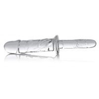 XR Brands Brutus - Dildo in Vetro con Movimento