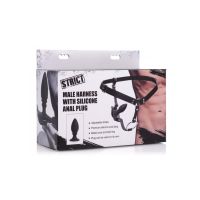 XR Brands harness for menn med analplugg i silikon, bilde 5