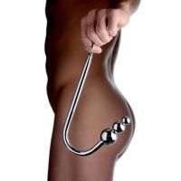XR Brands Meat Hook - Analkrok med pärlor, bild 7