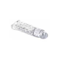 XR Brands Gjennomsiktig penis sleeve - 7,5 cm