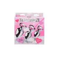 XR Brands Pink Heart - Anaalitappisetti - 3 kpl, kuva 2