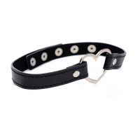 XR Brands Dark Heart - Kromisydän choker - Musta