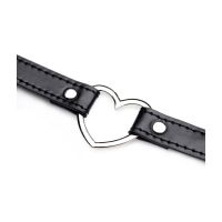 XR Brands Dark Heart - Kromisydän choker - Musta, kuva 5