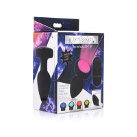 XR Brands Silicone Vibrating LED Plug - Medium, picture 2