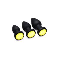 XR Brands Silicone Vibrating LED Plug - Medium, picture 4