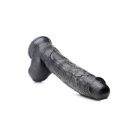 XR Brands Raging Rhino - Dildo med årer - 43 cm - Sort, billede 2