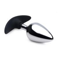 XR Brands Dark Invader - Plug anal en métal et silicone - Large, photo 2