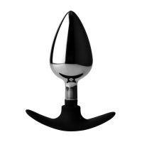 XR Brands Dark Invader - Plug anal en métal et silicone - Large, photo 4