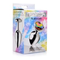 XR Brands Rainbow Prism - Heart Analplugg - Medium, bild 2