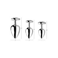 XR Brands Rainbow Prism - Plug anal cœur - Small, photo 2