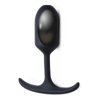 XR Brands Premium Silicone Plug Anale Pesato - Small