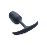 XR Brands Premium Silicone Plug Anale Pesato - Small, immagine 3