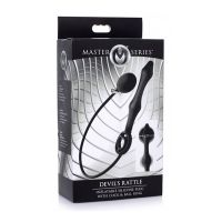 XR Brands Plug anal gonflable en silicone + cockring pénis et testicules, photo 5