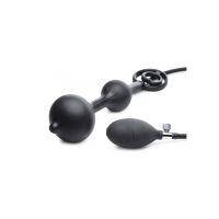 XR Brands Plug anal gonflable en silicone + cockring pénis et testicules, photo 2