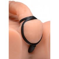 XR Brands Plug anal gonflable en silicone + cockring pénis et testicules, photo 4