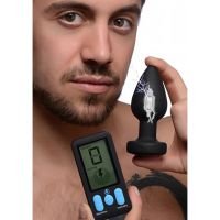 XR Brands E-Stim Pro - Plug Anal Vibratório em Silicone + Comando à Distância, imagem 2