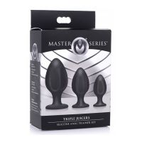 XR Brands Triple Juicers - Kit Dilatazione Anale in Silicone, immagine 5
