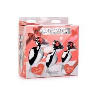 XR Brands Red Heart - Buttplug-sæt, billede 3