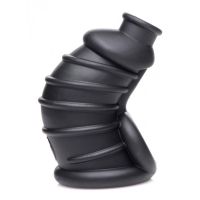 XR Brands Dark Chamber - Cage de chasteté en silicone
