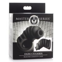 XR Brands Dark Chamber - Cage de chasteté en silicone, photo 3